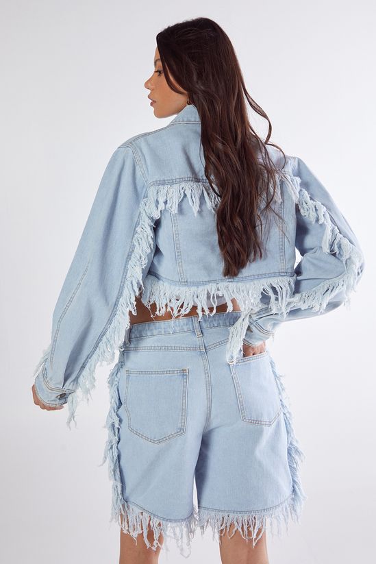 Frayed Edge Denim Jacket