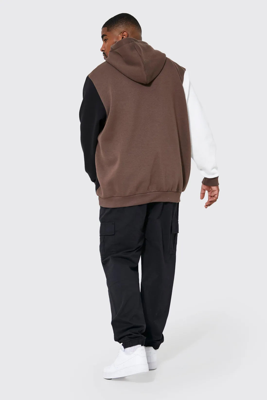 Plus Slim Fit Cuffed Cargo Trousers