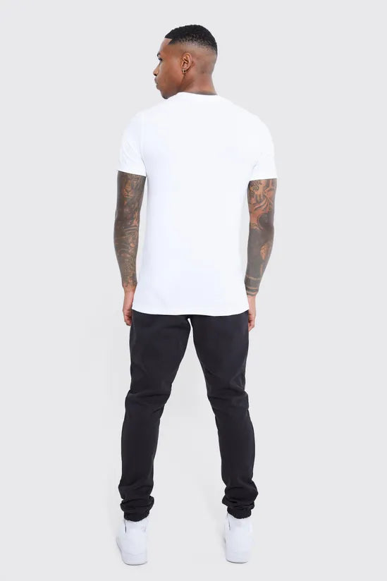 Muscle Fit Man Signature Colour Block T-shirt