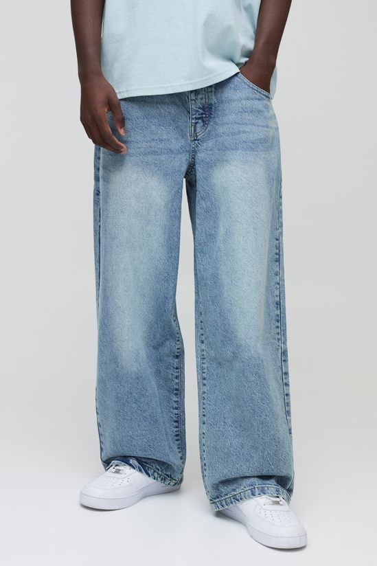 Baggy Rigid Washed Jeans