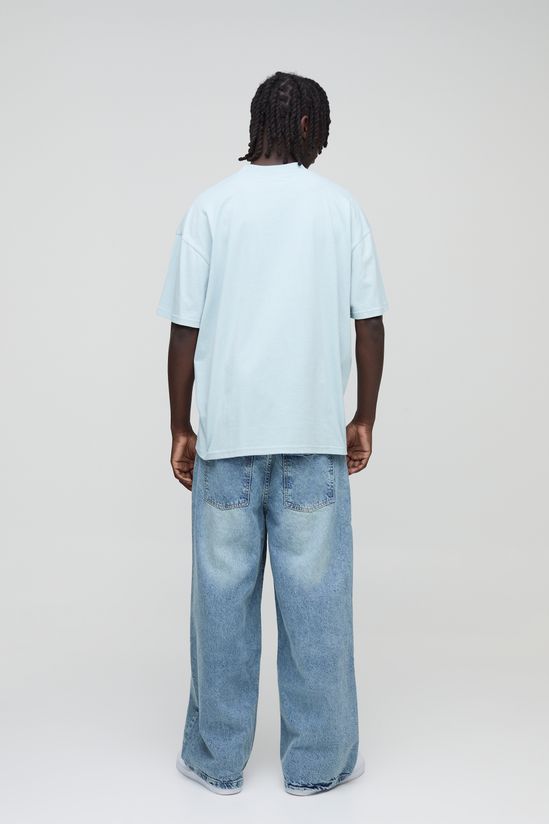 Baggy Rigid Washed Jeans