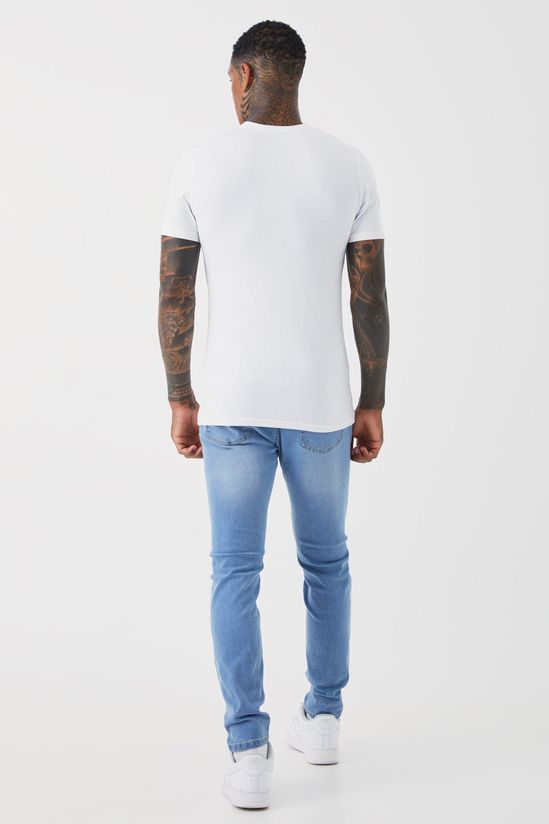 Skinny Stretch Washed Jeans
