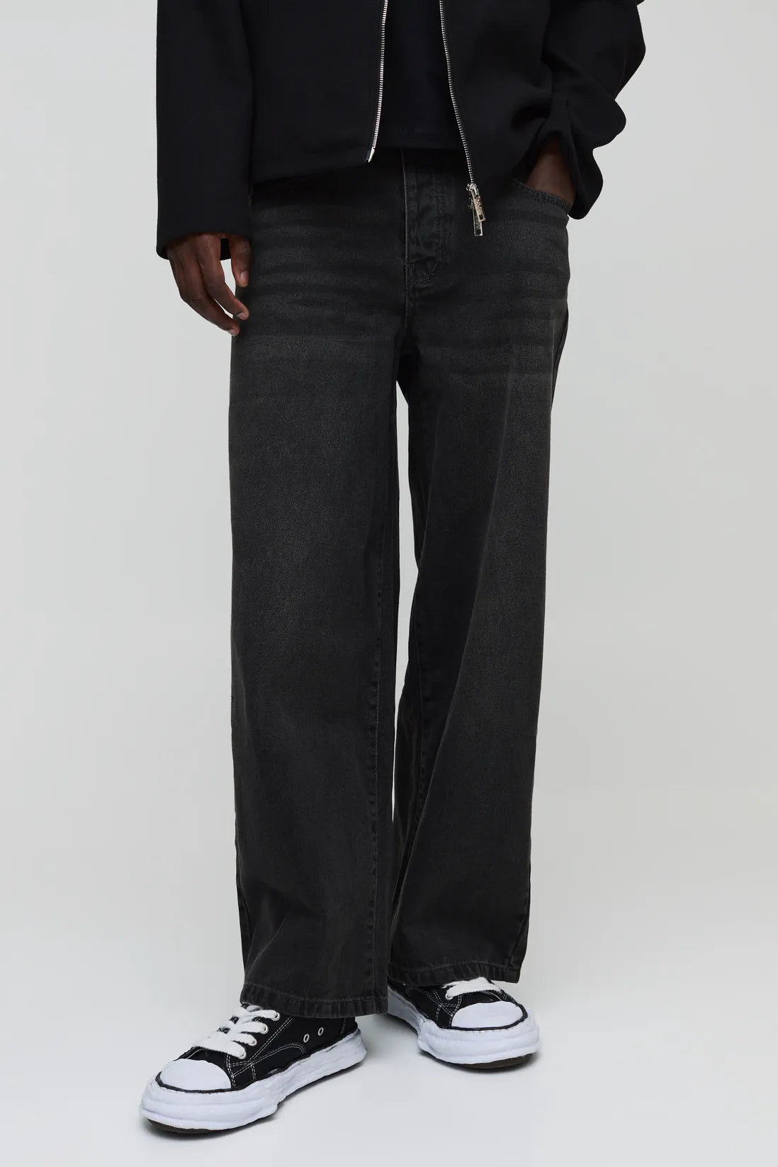 Baggy Rigid Washed Jeans