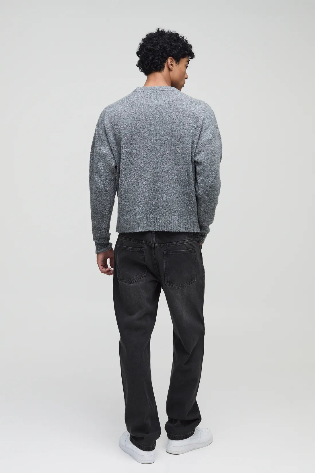 Straight Rigid Washed Jeans