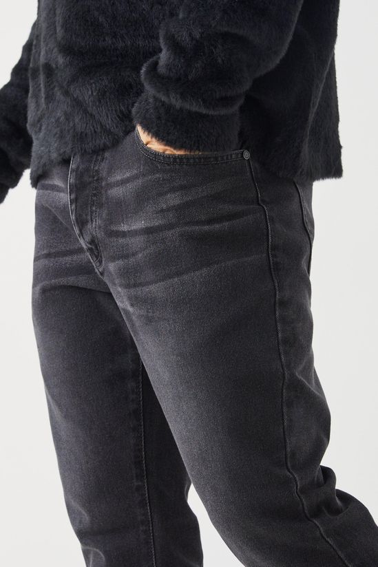 Slim Flare Rigid Washed Jeans