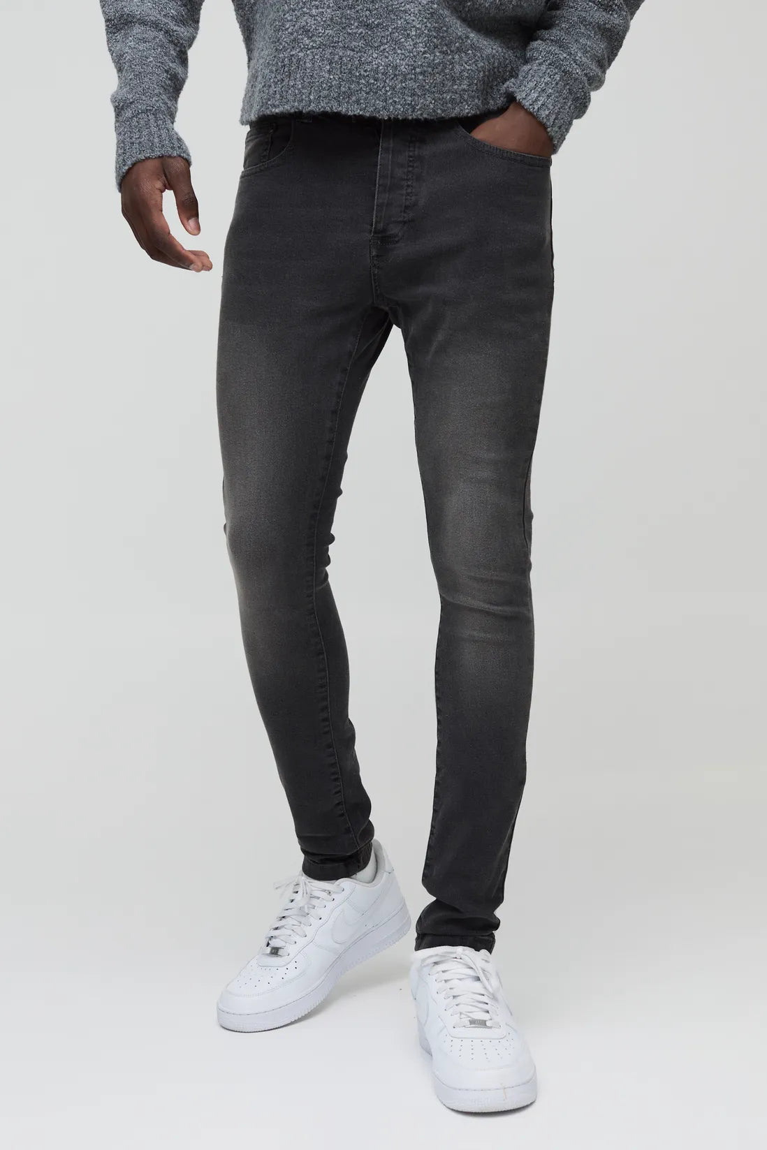 Super Skinny Stretch Washed Jeans