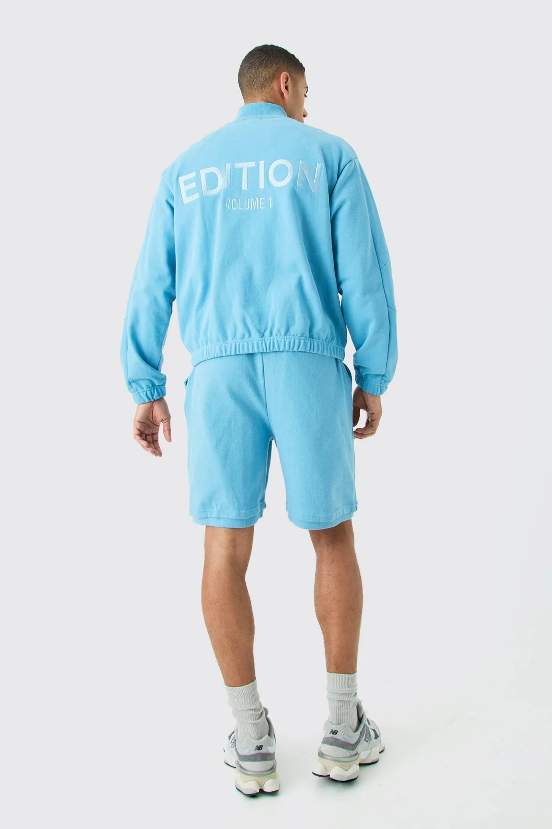 EDITION Oversized Boxy Heavyweight Bomber Jacket