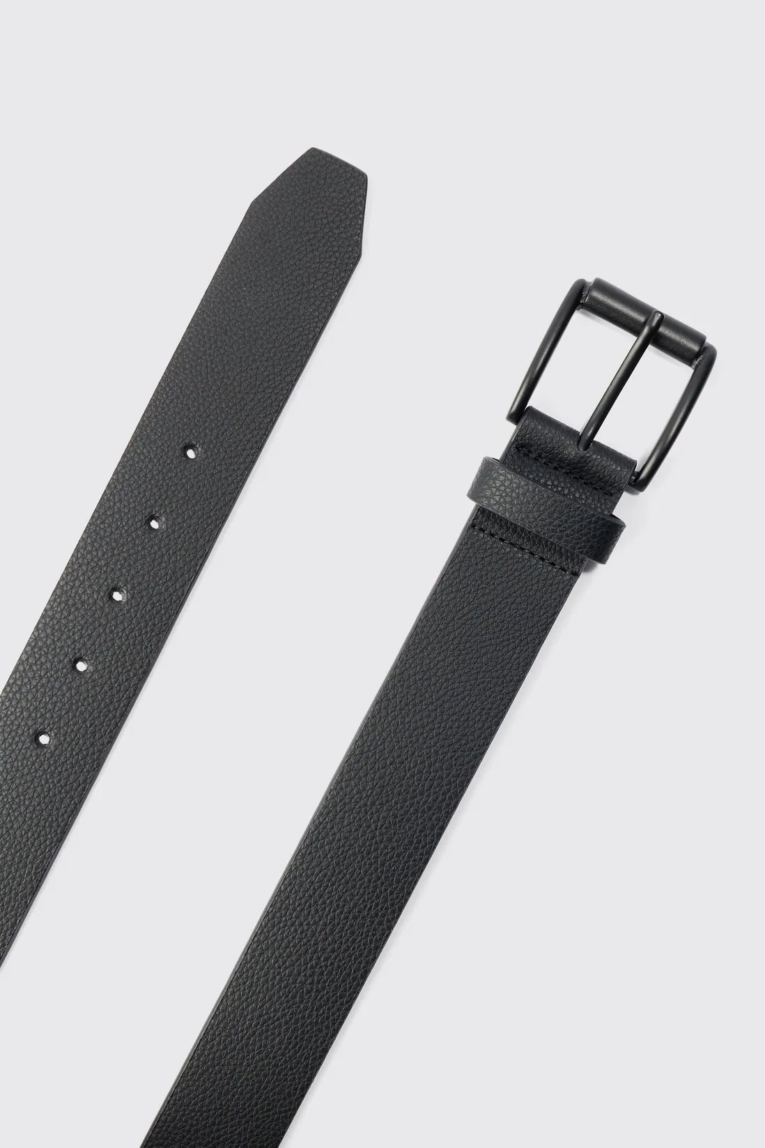 Faux Leather Textured Belt