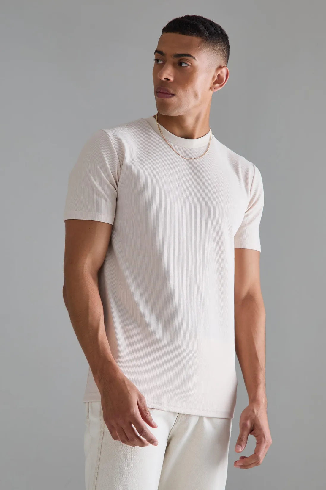 Slim Ottoman Rib T-Shirt