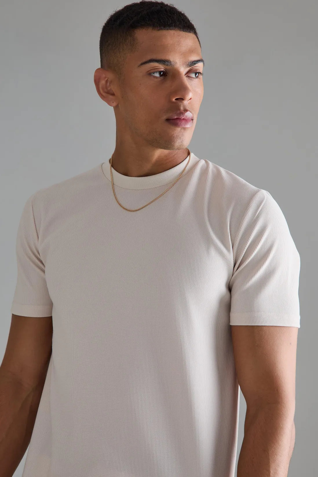 Slim Ottoman Rib T-Shirt