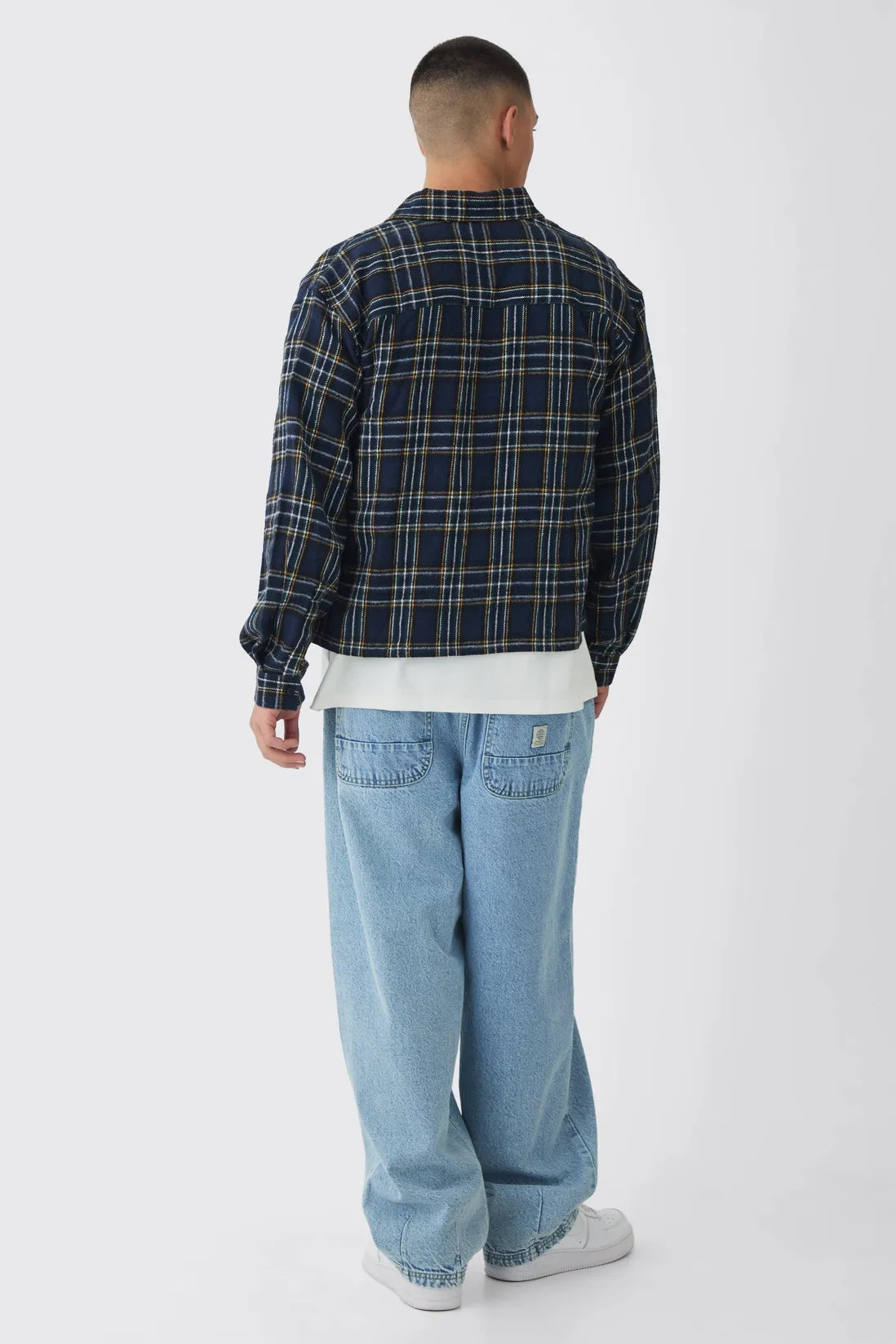 Balloon Fit Jeans In Ice Blue