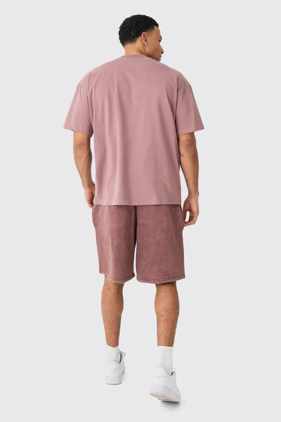 Oversized Washed Short