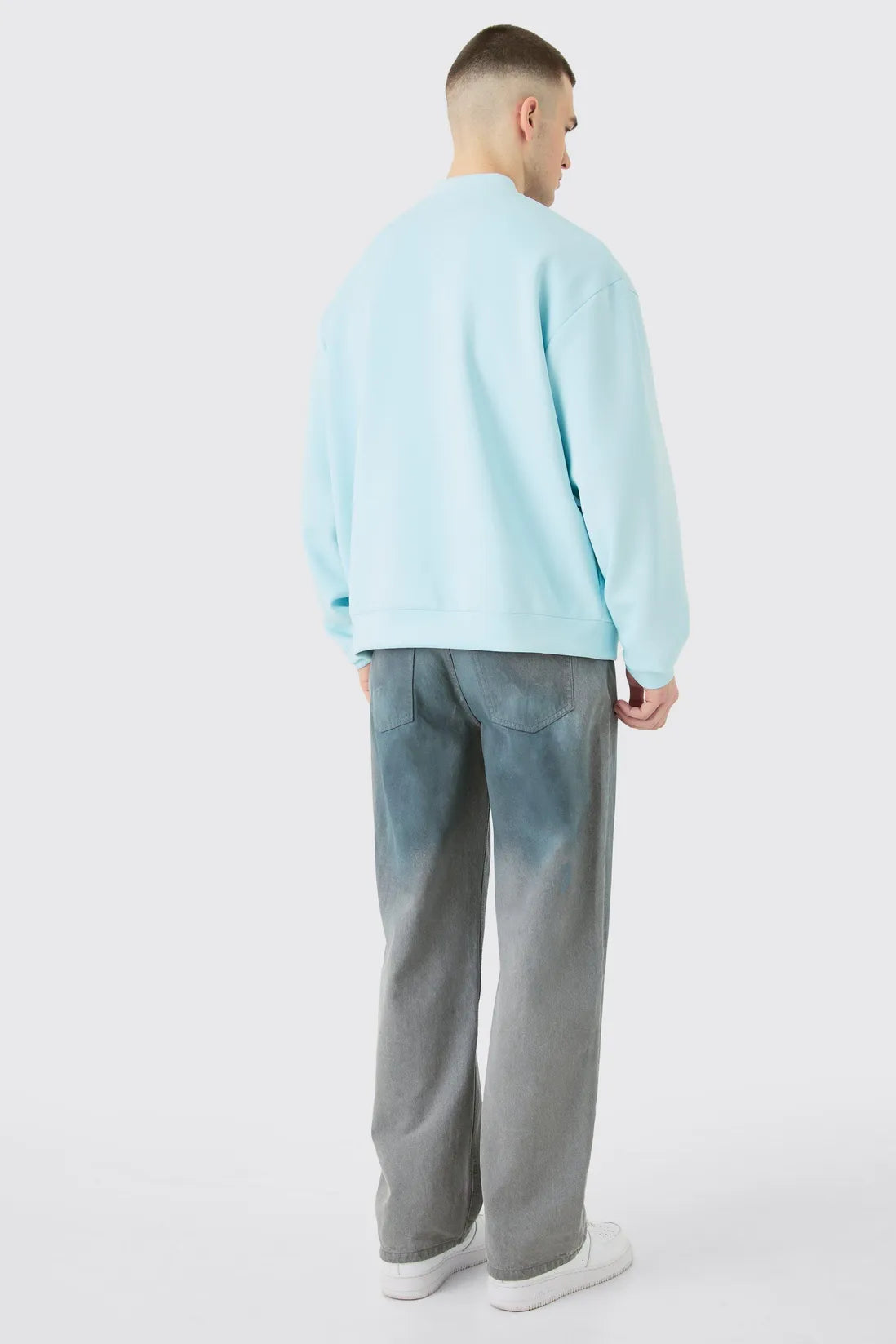 Tall Oversized Boxy Scuba Bomber Jacket