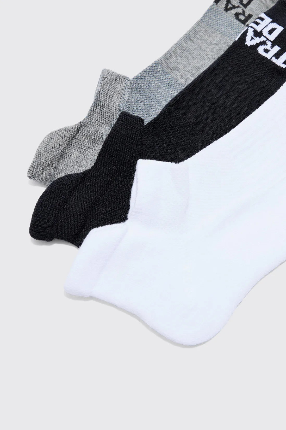 Active Training Dept Cushioned Trainer 3 Pack Socks