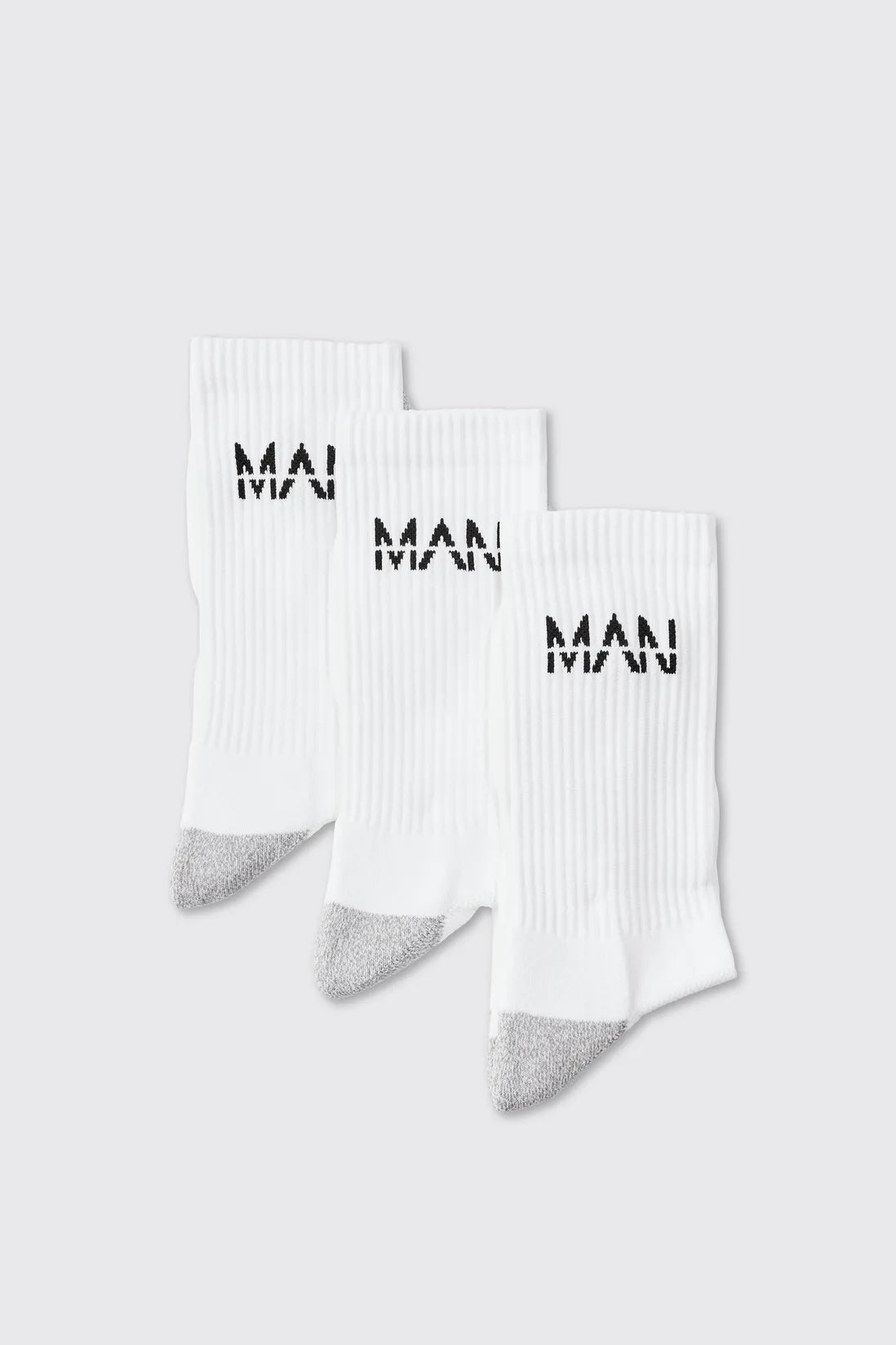 Man Active Cushioned Training Crew 3 Pack Socks