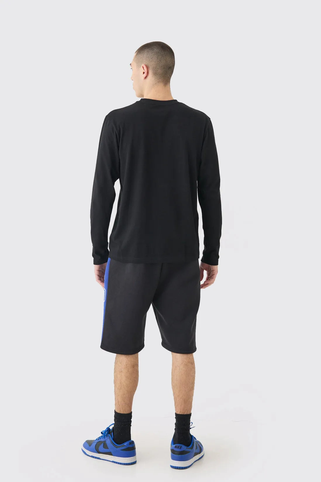 Basic Long Sleeve Regular Fit Crew Neck T Shirt