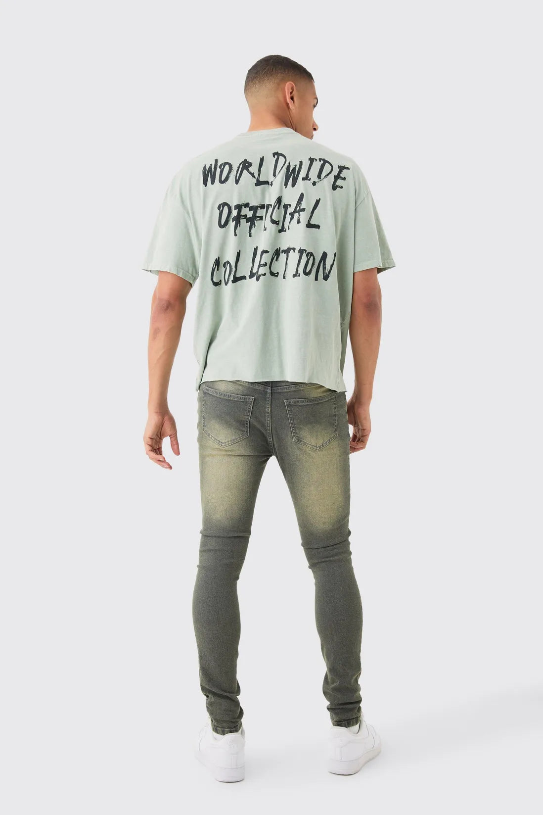 Super Skinny Stretch Ripped Jean