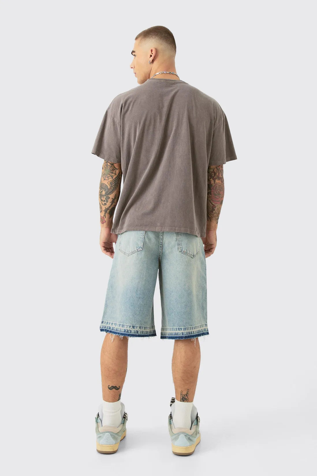 Oversized Boxy Redemption Moto Wash T-shirt
