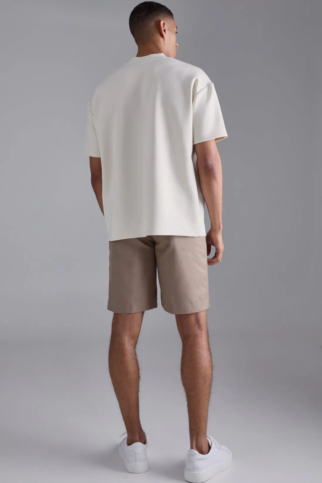 Oversized Extended Neck Scuba T-shirt