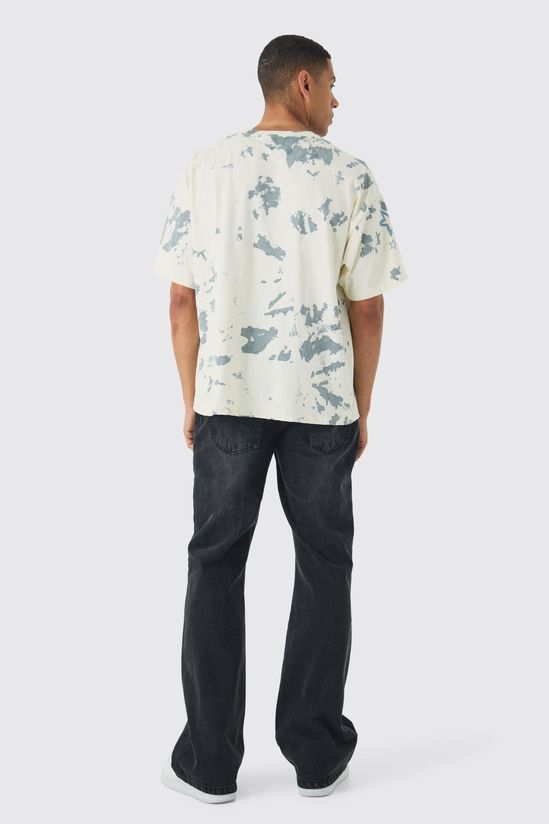 Relaxed Rigid Flare Jean In Charcoal