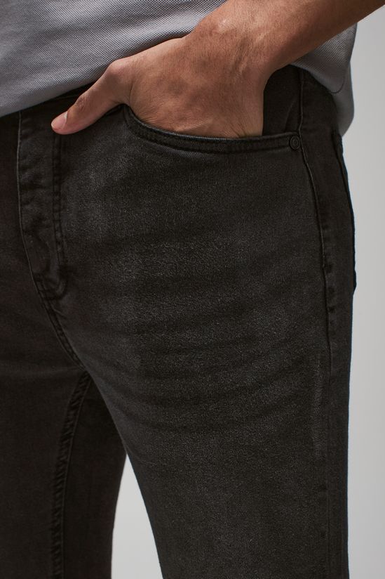 Super Skinny Stretch Jean In Charcoal