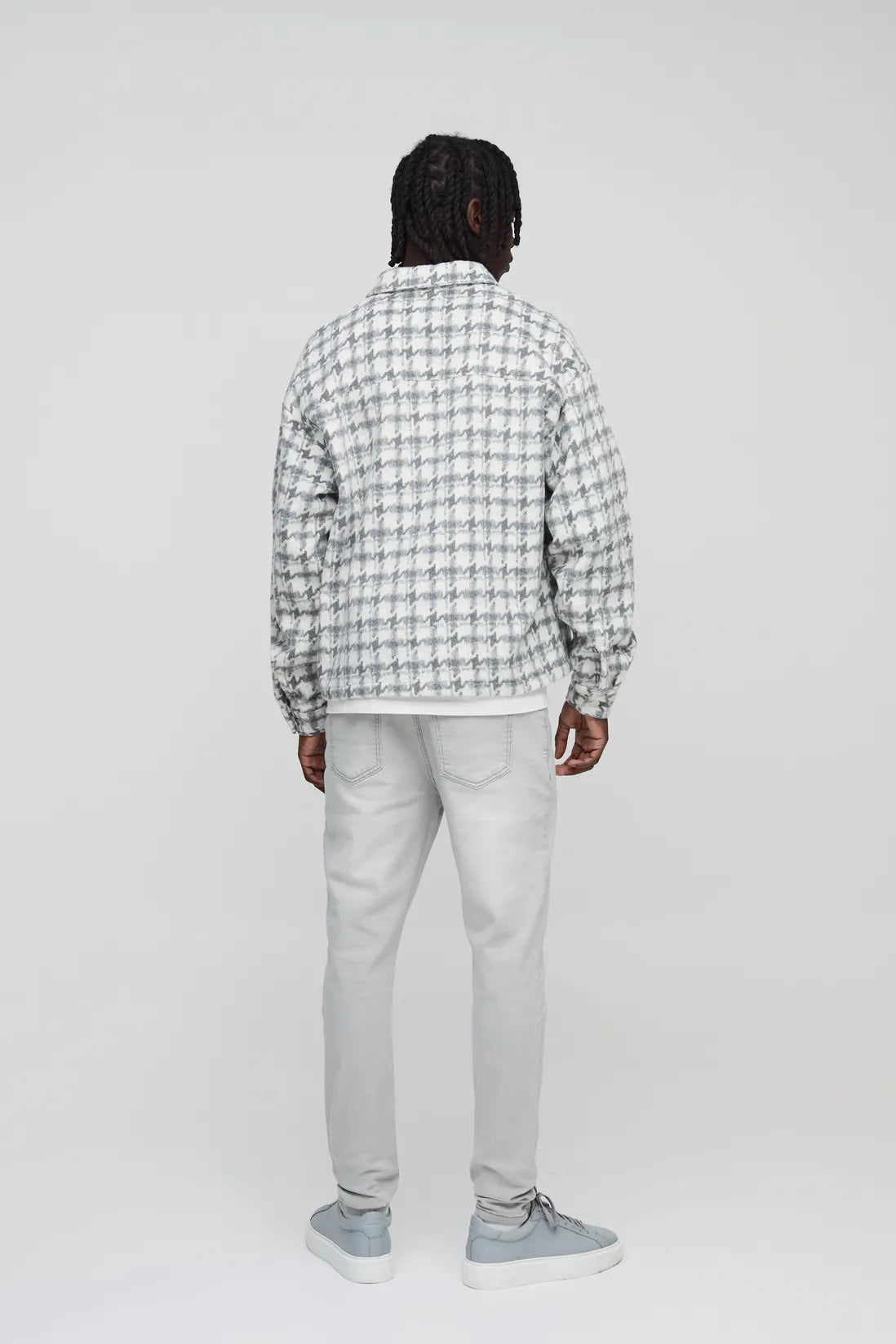 Skinny Stretch Jean In Ice Grey