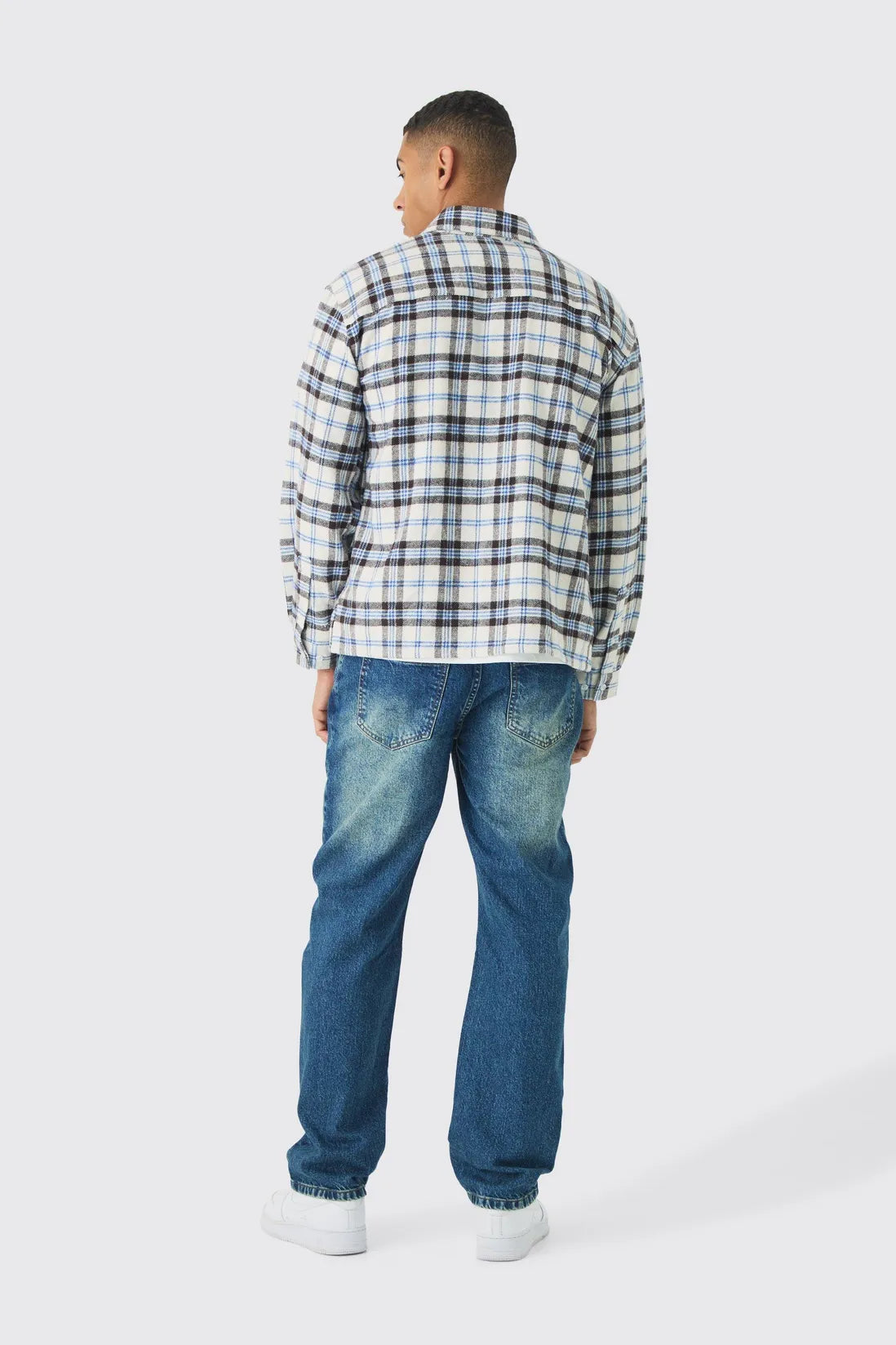 Relaxed Rigid Jean In Vintage Blue