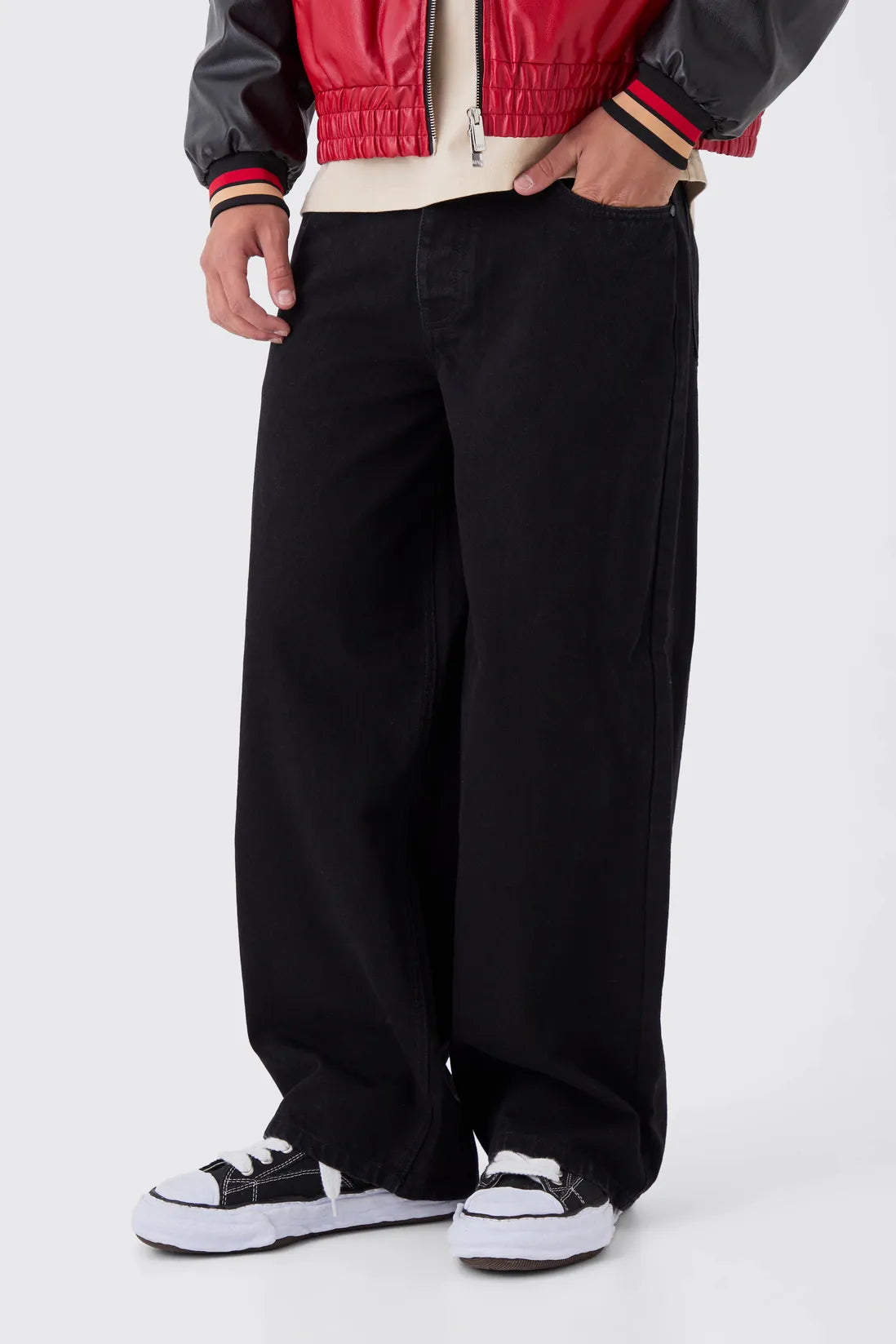 Baggy Rigid Jean In True Black