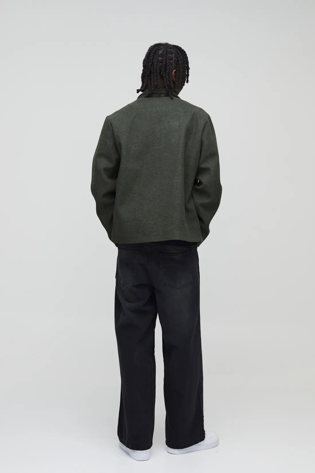 Baggy Rigid Jean In Charcoal
