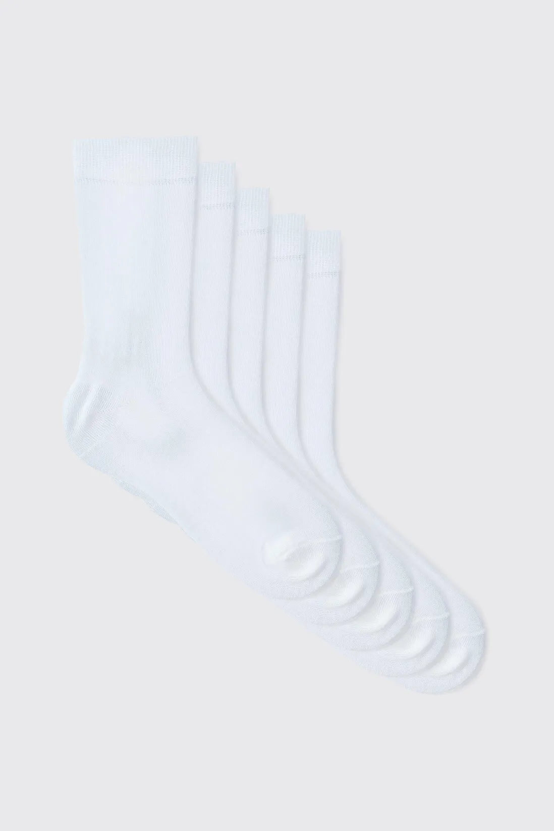 5 Pack Plain Socks