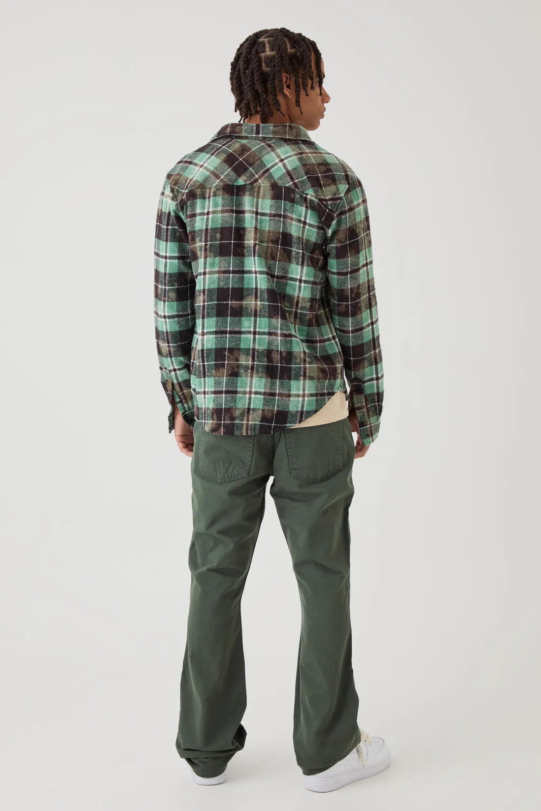 Slim Flared Panelled Jeans