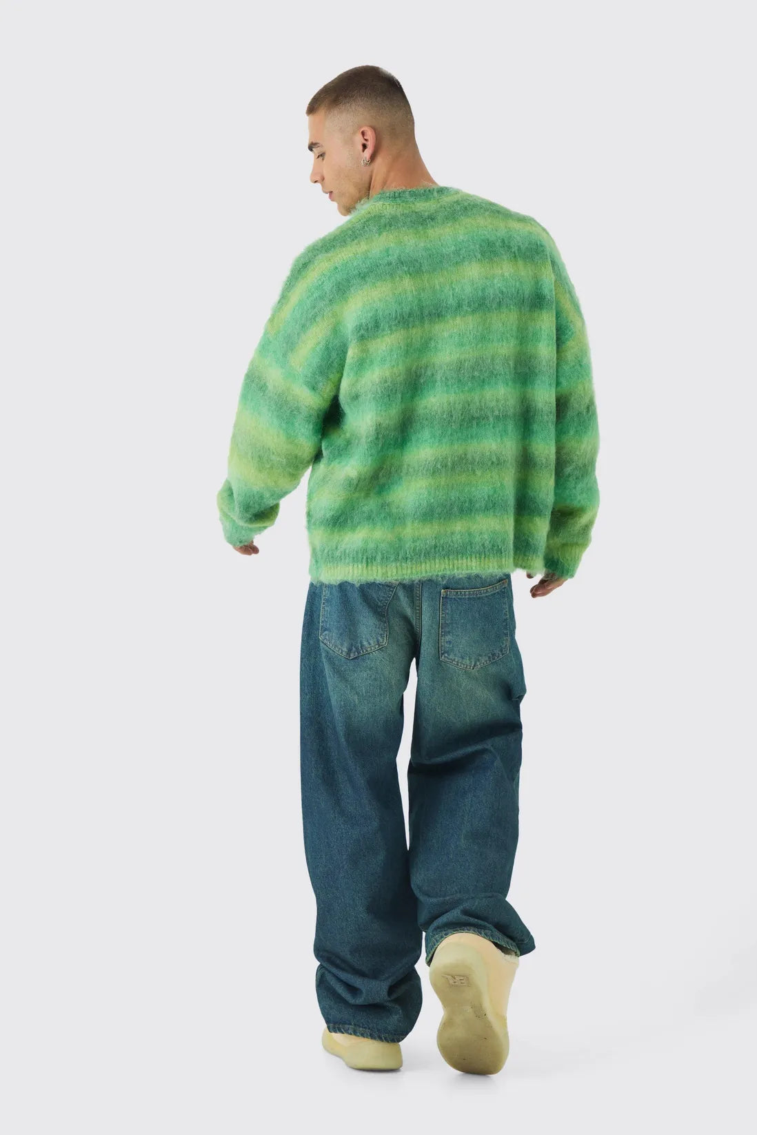 Relaxed Fit Washed Tinted Jeans