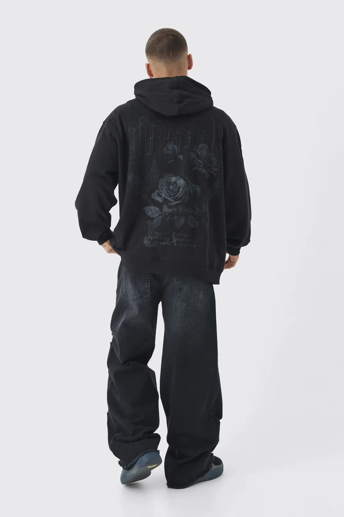 Baggy Fit Rigid Indigo Multi Pocket Jeans