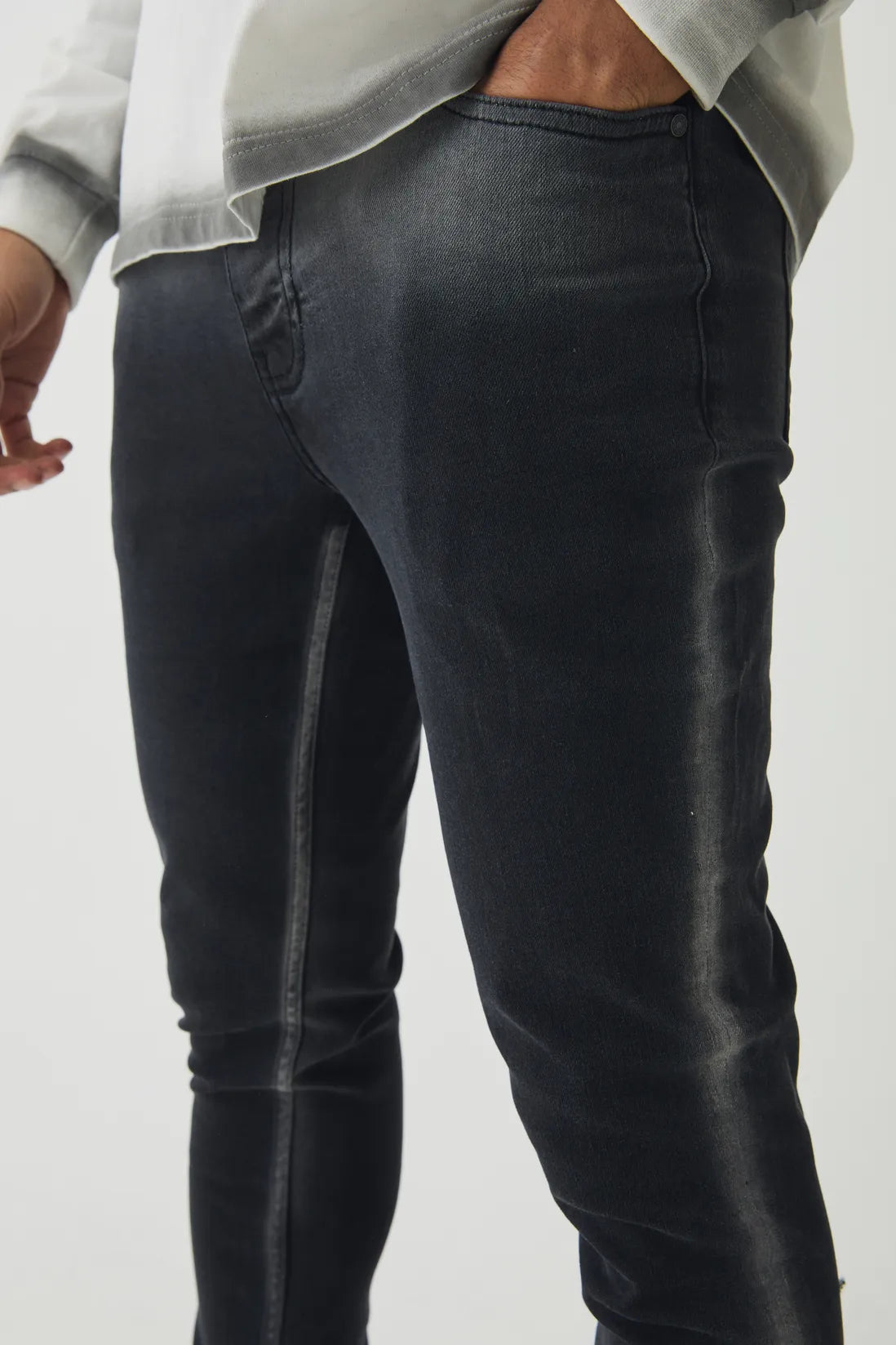 Skinny Stretch Washed Jeans