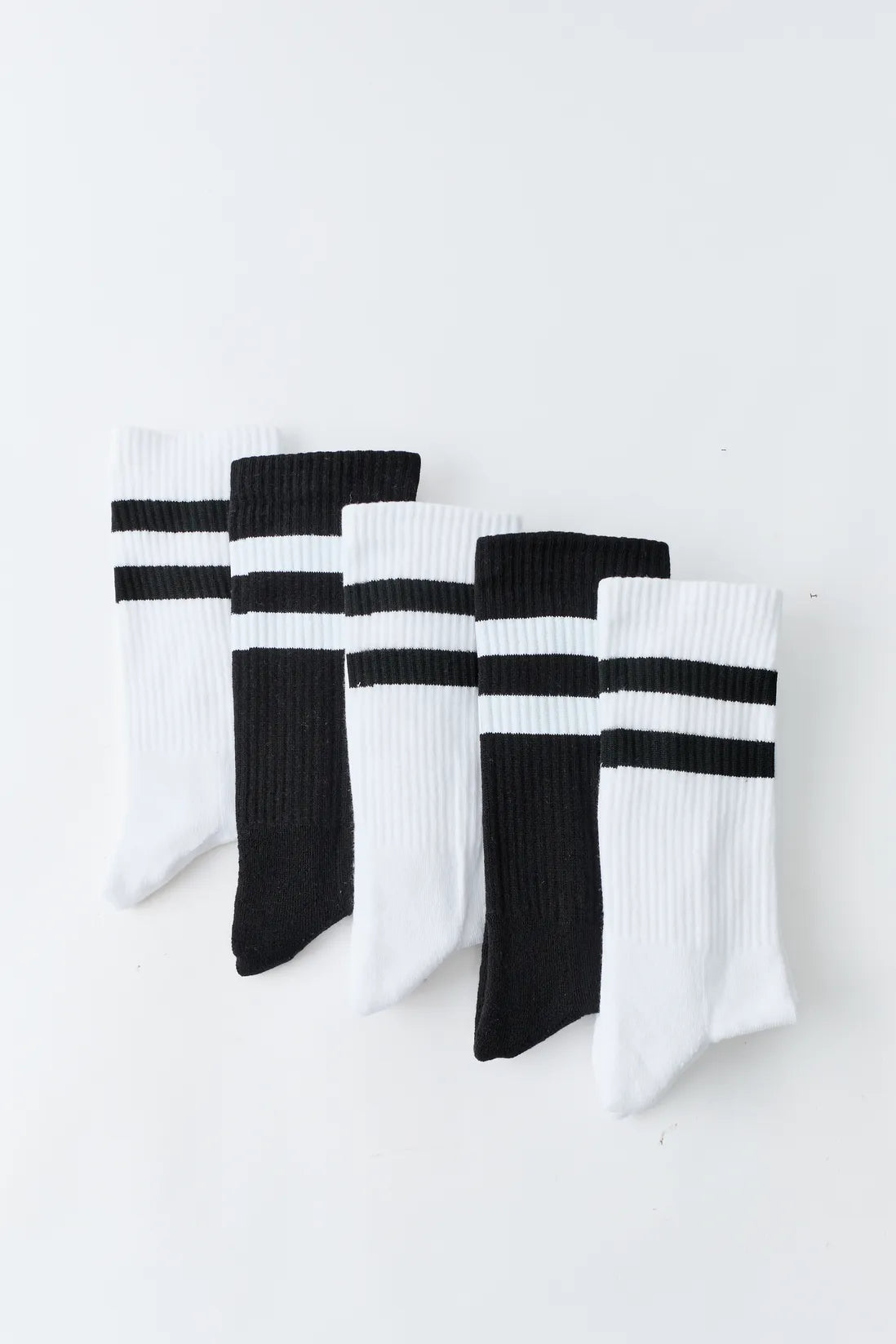5 Pack Mix Stripe Sport Socks