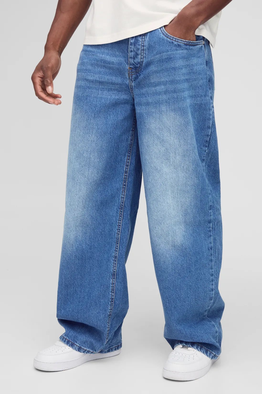 Baggy Rigid Jean in Light Blue