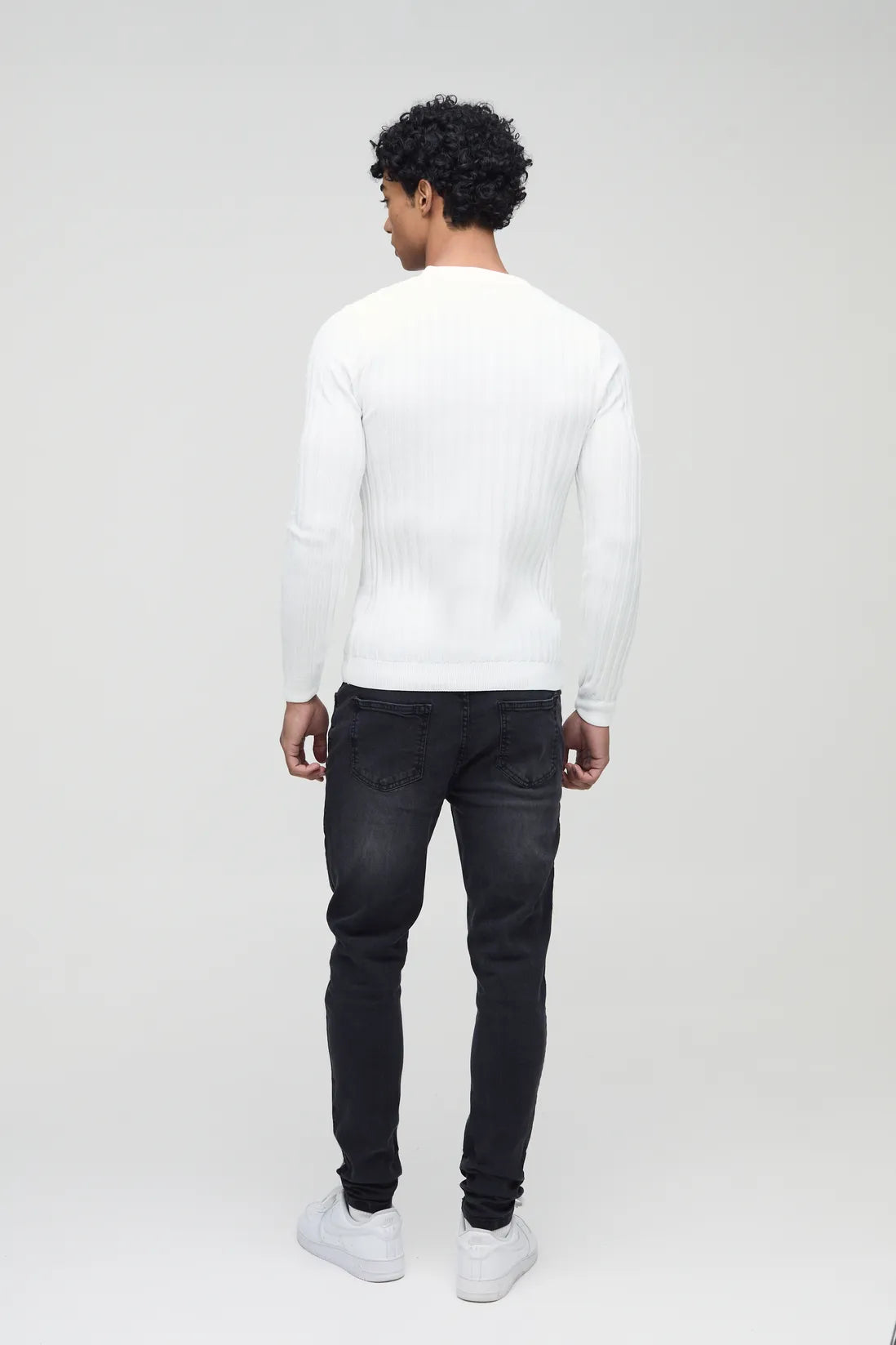 Skinny Stretch Jean in Charcoal