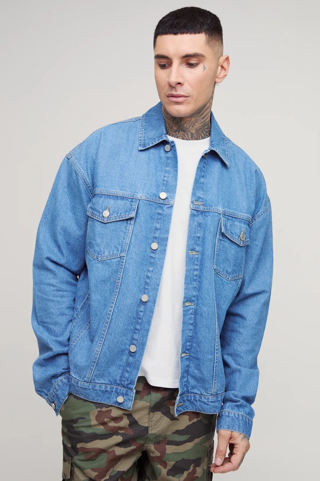 Tall Classic Oversized Denim Jacket
