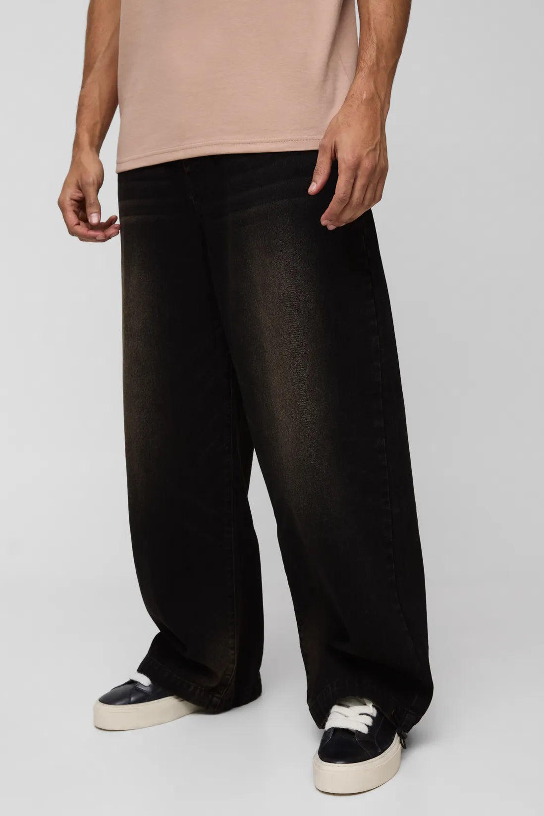 Parachute Baggy Washed Black Jeans