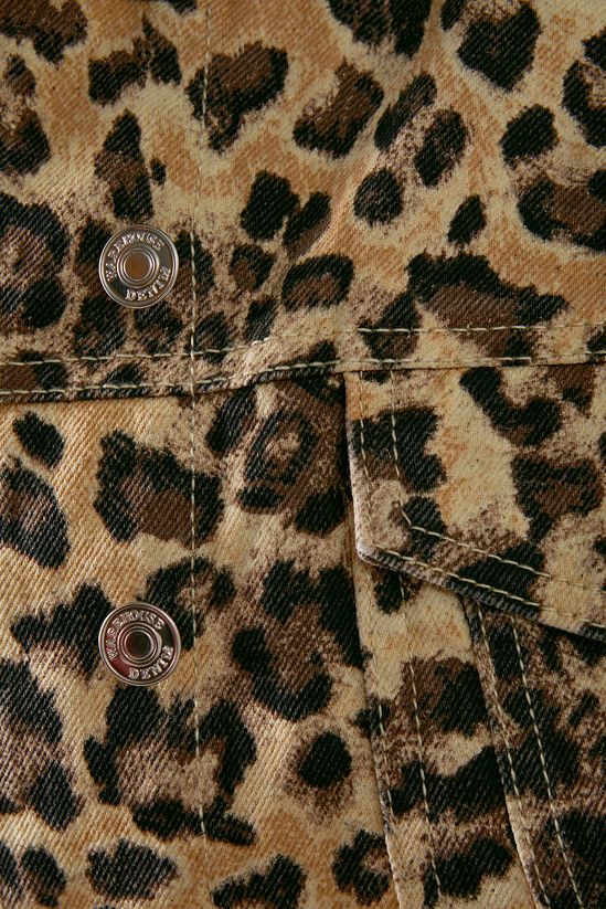 Animal Denim Boxy Jacket
