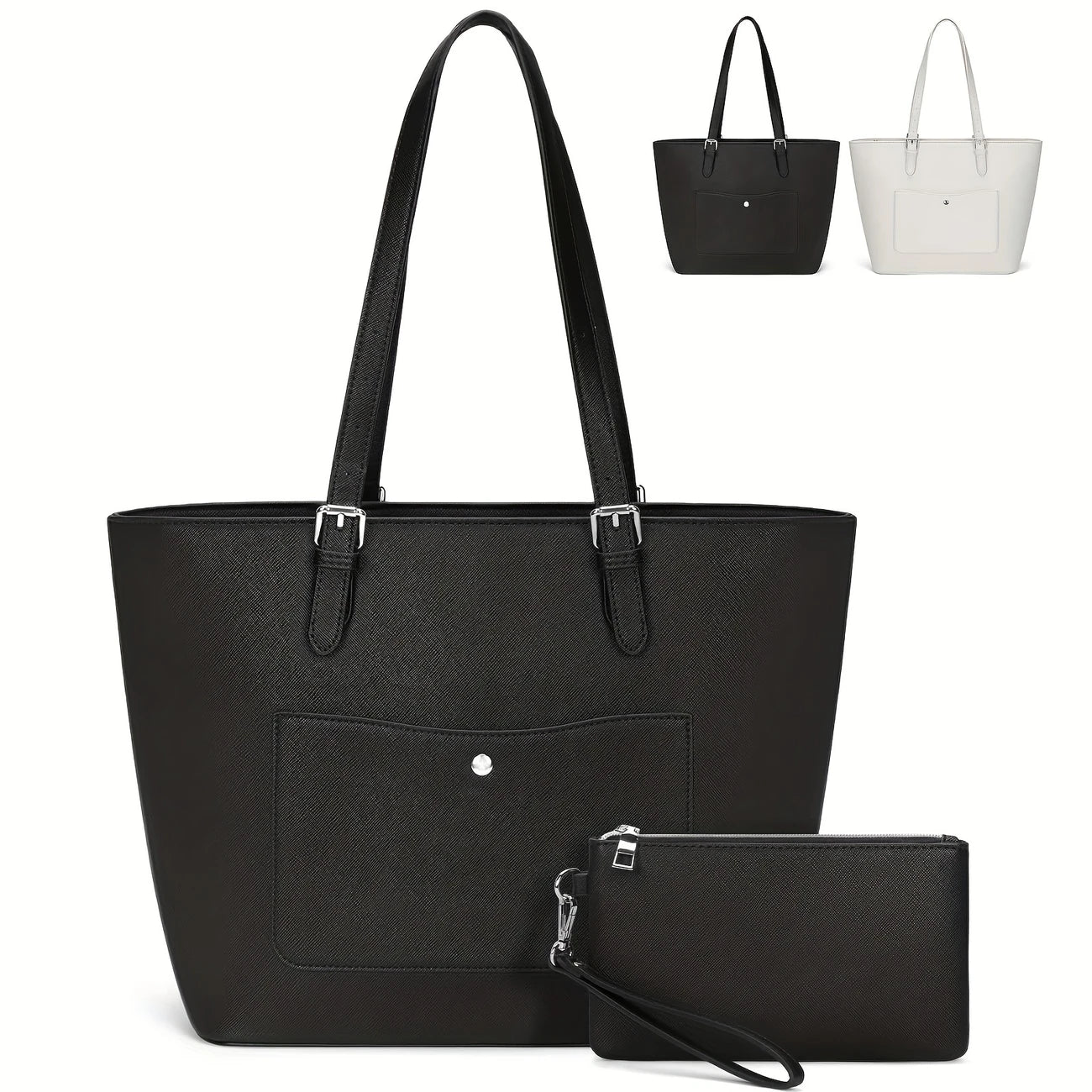 Business Bag Women'S Tote Bag Commuter Bag Large Capacity Self-Supporting Job