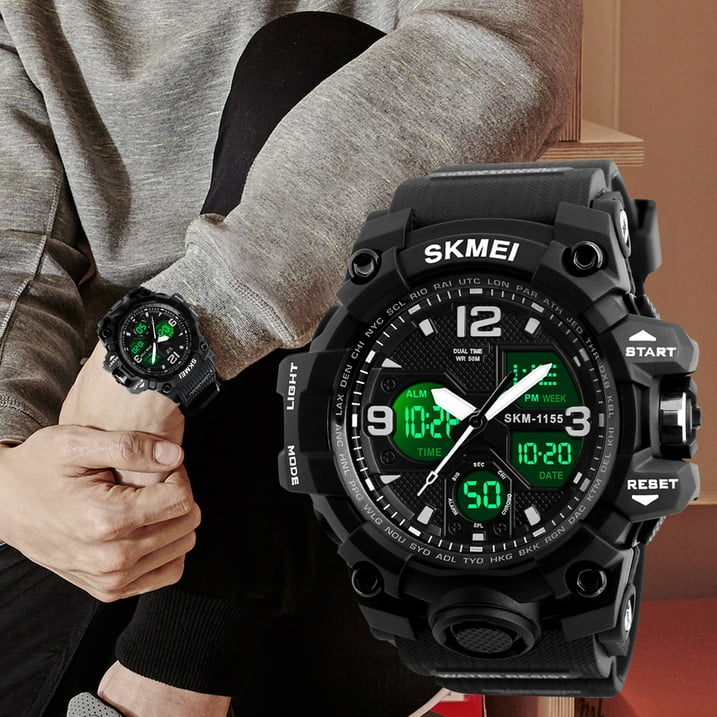 SKMEI Men's Military Watch, Waterproof Watches for Men