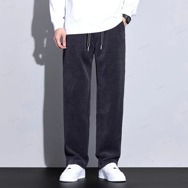 Men's Stretch Corduroy Jogger Trousers