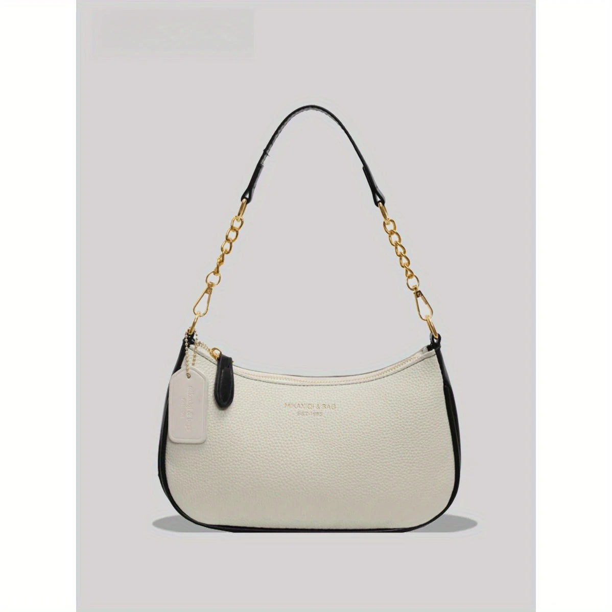 Women Plain Color PU Shoulder Bag