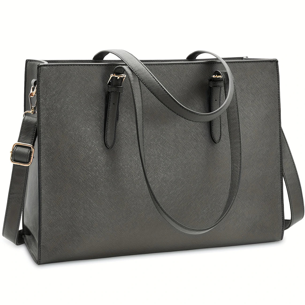 women Elegant Black Professional Business Work Bag, Daily Use Purse