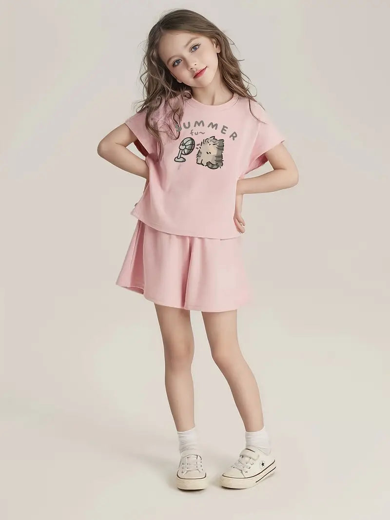 Girls' Summer Two-Piece Set