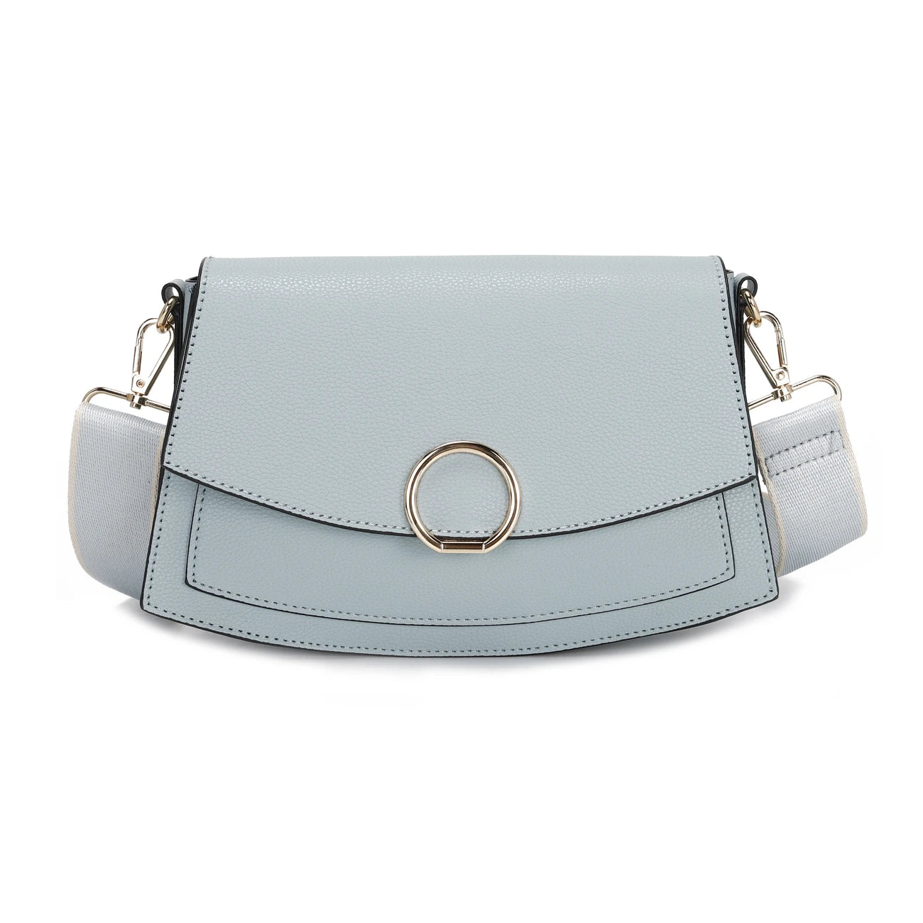 Chic Synthetic Leather Crossbody Bag for women