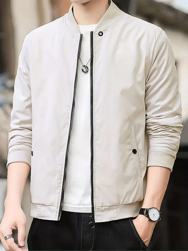 Men's Zip-up Regular Fit Jacket