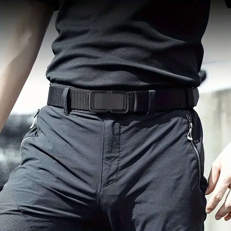 Ideal Nylon Woven Canvas Belt for Men