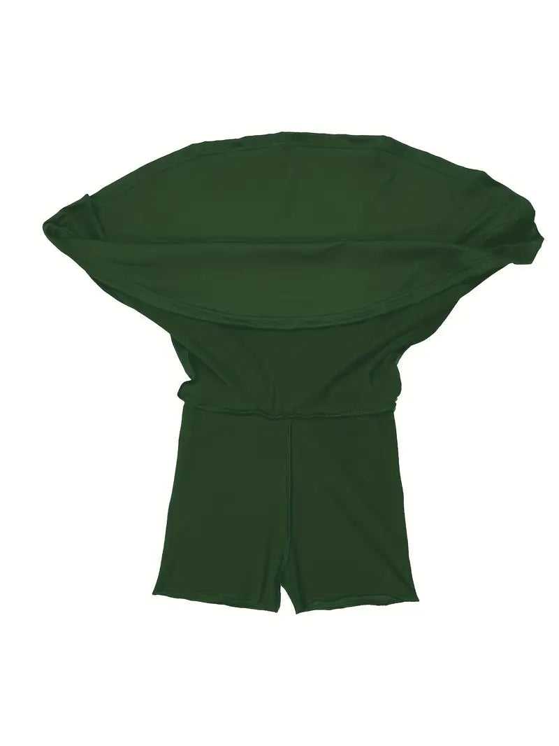 Girls' High-Waisted Mini Skirt with Built-In Shorts